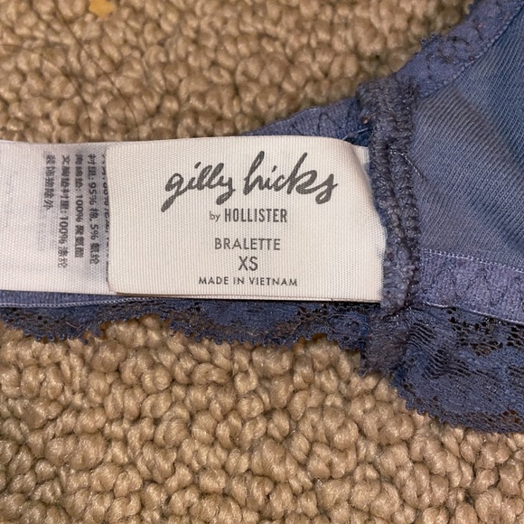 Gilly Hicks by Hollister XS blue bralette good condition, used - Picture 3 of 4